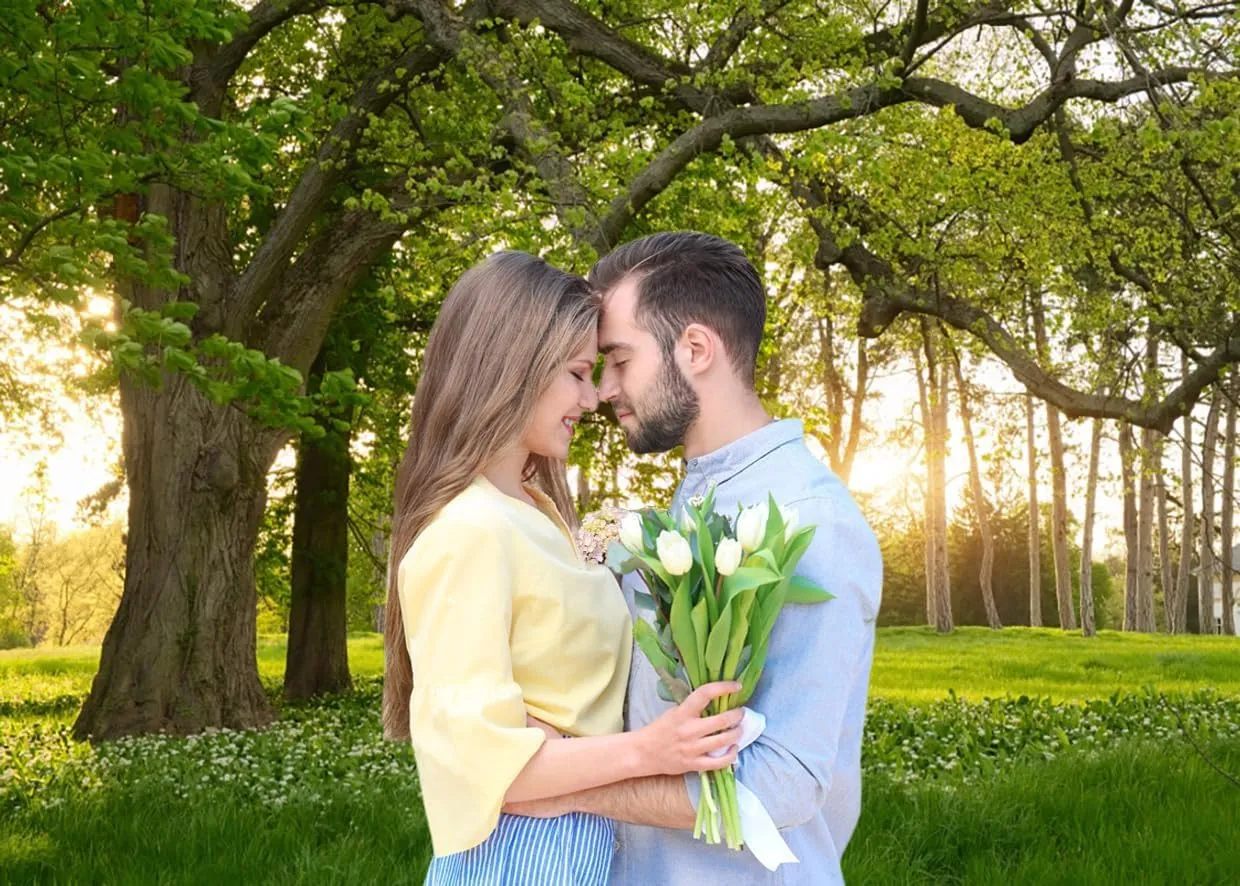 10x8ft Spring Backdrop Forest Green Trees Sunshine Nature Scenery Photography Background Spring Camping Picnic Travel Portraits Room Decorations Wallpaper Banner Photo Studio Props