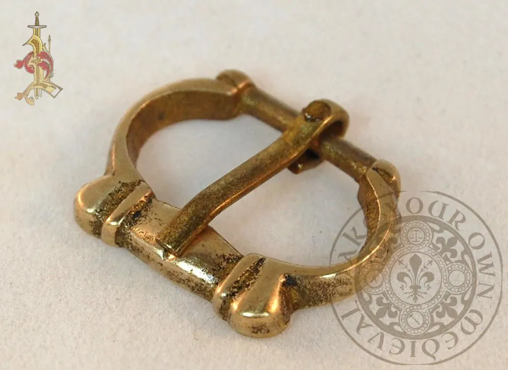 1200 - 1400  Medieval Belt Buckle Small - 12mm Strap Width
