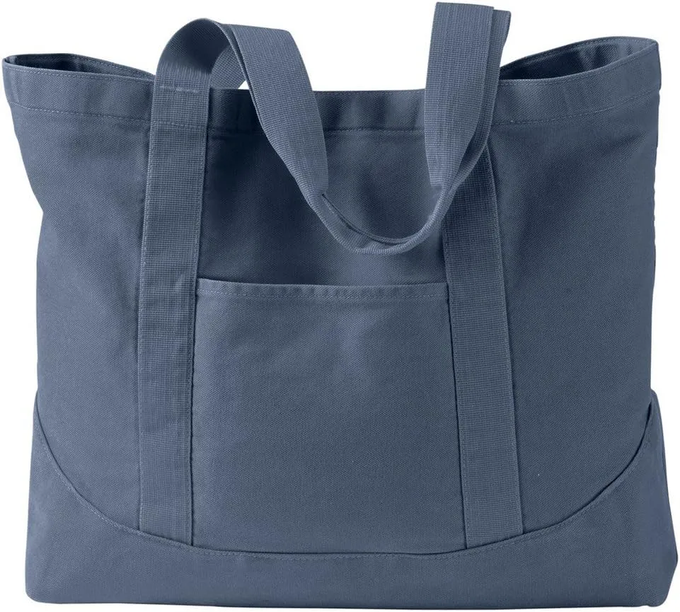 14 oz. Pigment-Dyed Large Canvas Tote