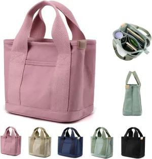 2023 New Women Large Capacity Multi-pocket Handbag, Multi-compartment Canvas Crossbody Shoulder Tote Bag For Travel Work.