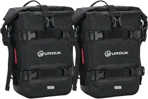 6-8L Waterproof Motorcycle Bumper Bag Motor Crash Bar Bag Side Frame Pannier Bag Dry Bag with Shoulder Strap - Essential Riding Gear for Motorcycles