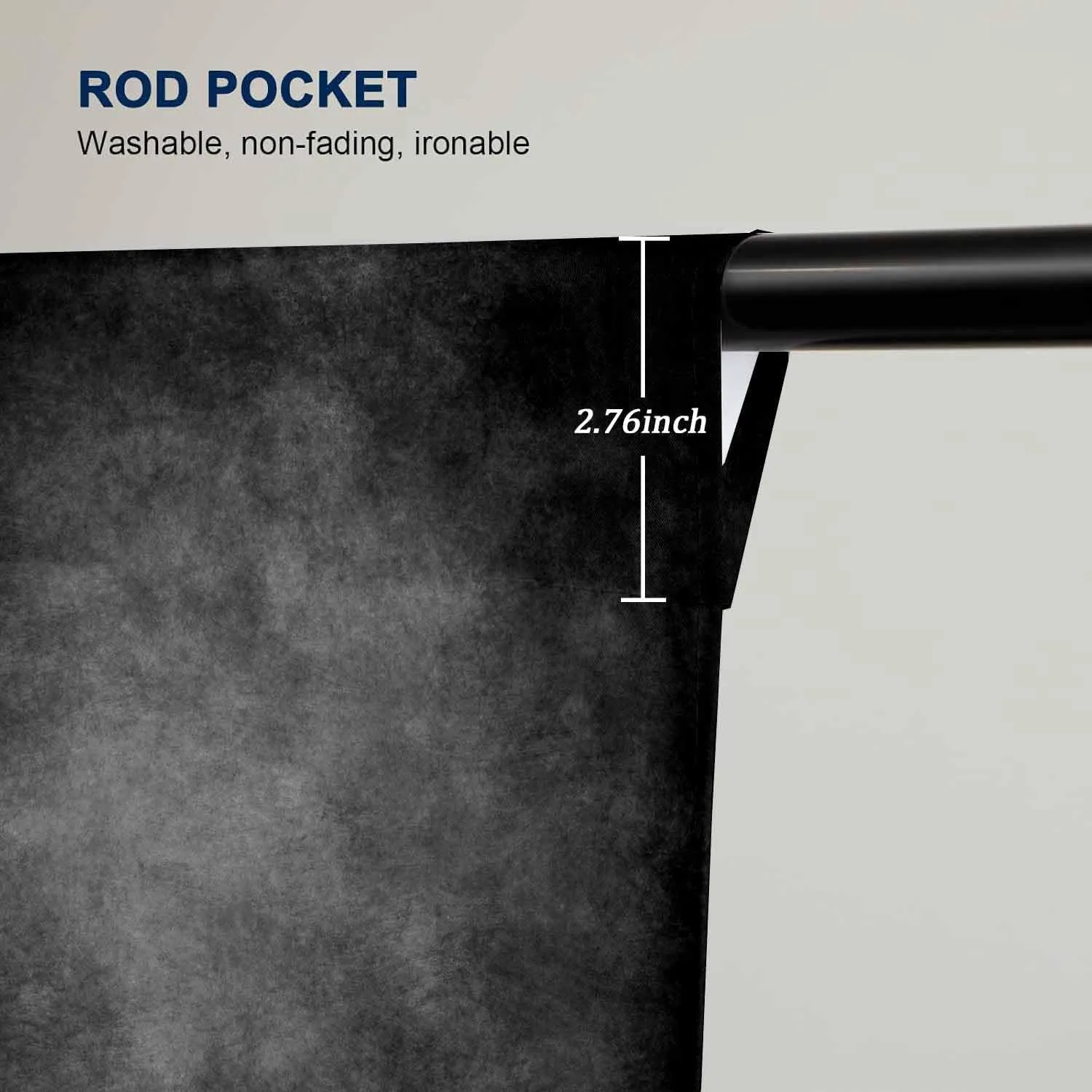 8x10ft Black Backdrop for Photoshoot Headshot Backdrop Gray Portraits Photography Backdrops Soft Fabric Abstract Picture Curtains Photo Backdrop