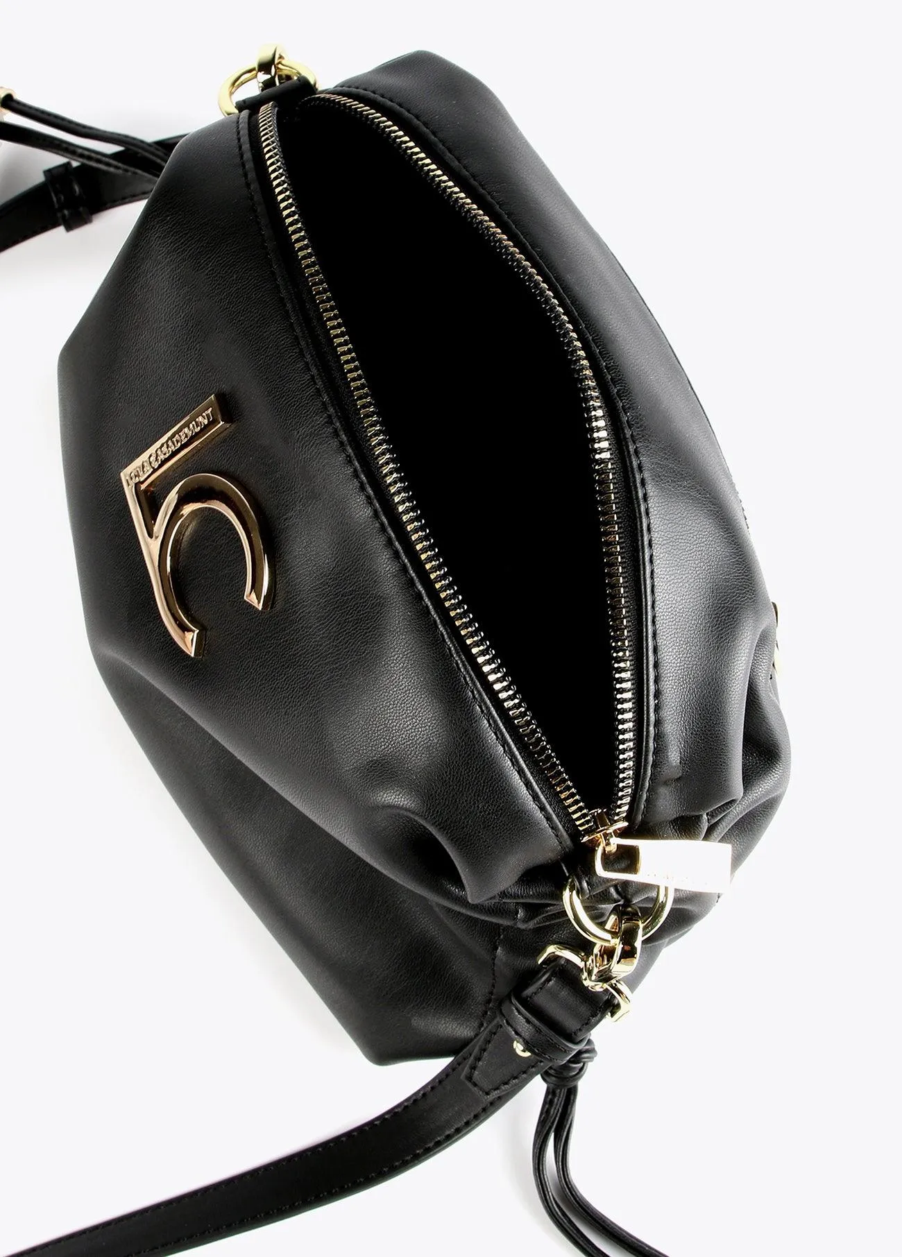 Adjustable side crossbody bag
