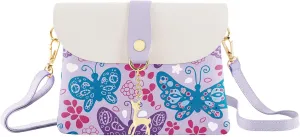 AISPARKY Small Crossbody Purse, PU Leather Small Purse for Girls With Pendant With Strap/Gold Chain Strap