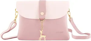 AISPARKY Small Crossbody Purse,PU Leather Small Purse for Womens and Girls With Pendant With Strap/Gold Chain Strap