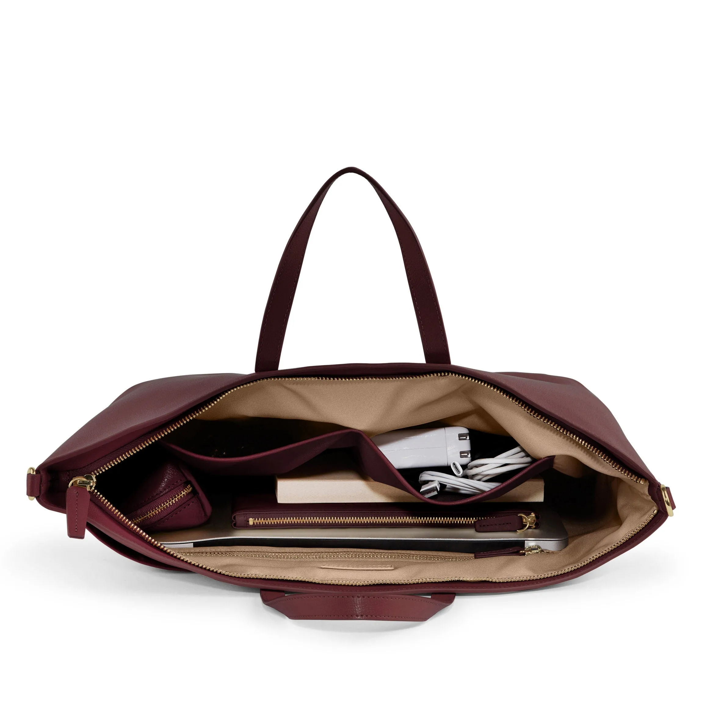 Alex Laptop Bag Set Oxblood