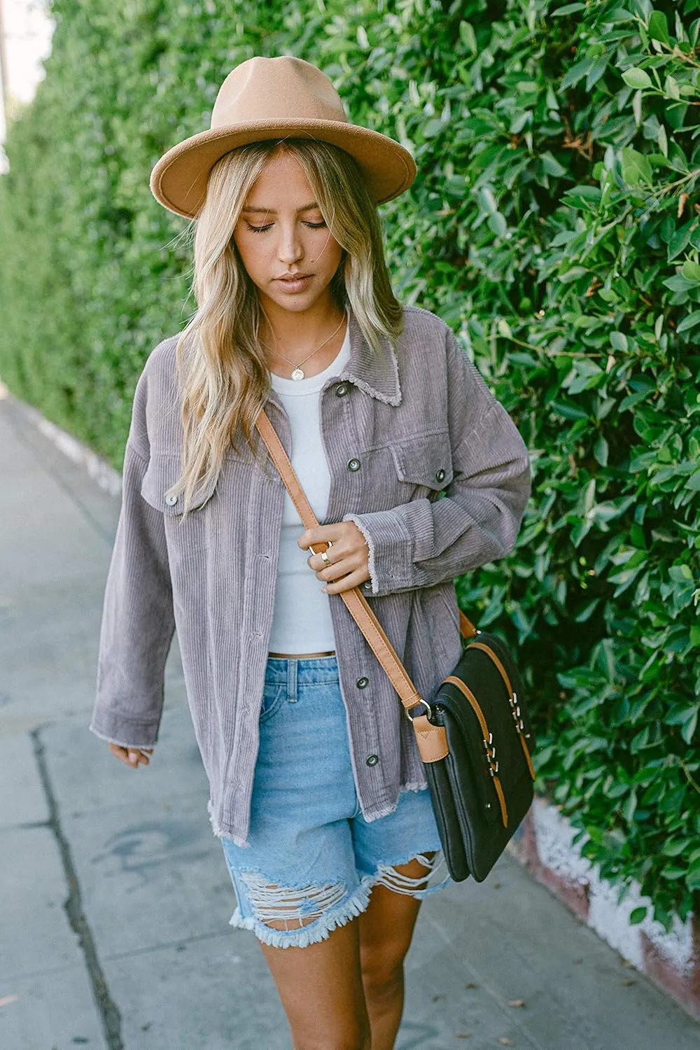 ALYSSA Double Compartment Large Flapover Crossbody Bag