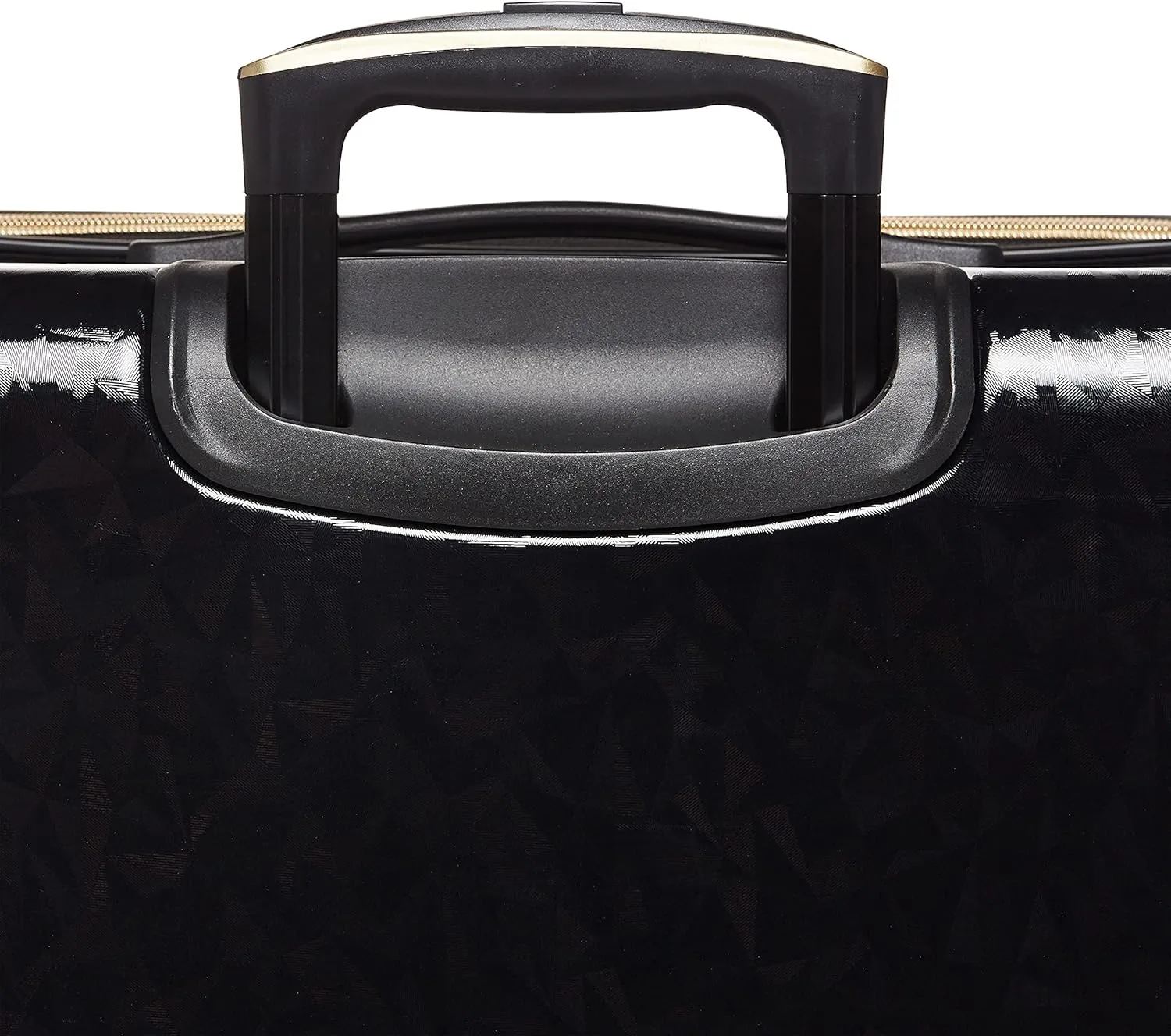 American Tourister Belle Voyage Hardside Luggage with Spinner Wheels, Black, Checked-Medium 25-Inch