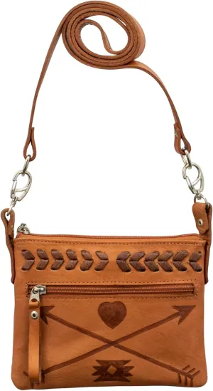 American West Trail Rider Hip Bag Crossbody for Women - Friendship arrows