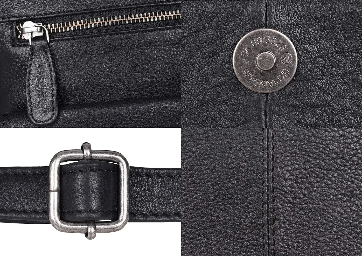 ANTONIO VALERIA Christmas Gift Piper Leather Crossbody Bag
