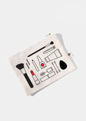 AOA Canvas Pouch - Beauty Essentials