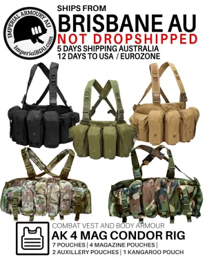 AR AK Chest Rig Condor Hunting Vest NZ Army | S-XXL size Australia