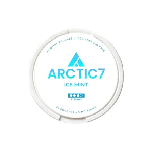 Arctic7 Ice Mint Slim Nicotine Pouches - 9mg Strength, 20 Pack