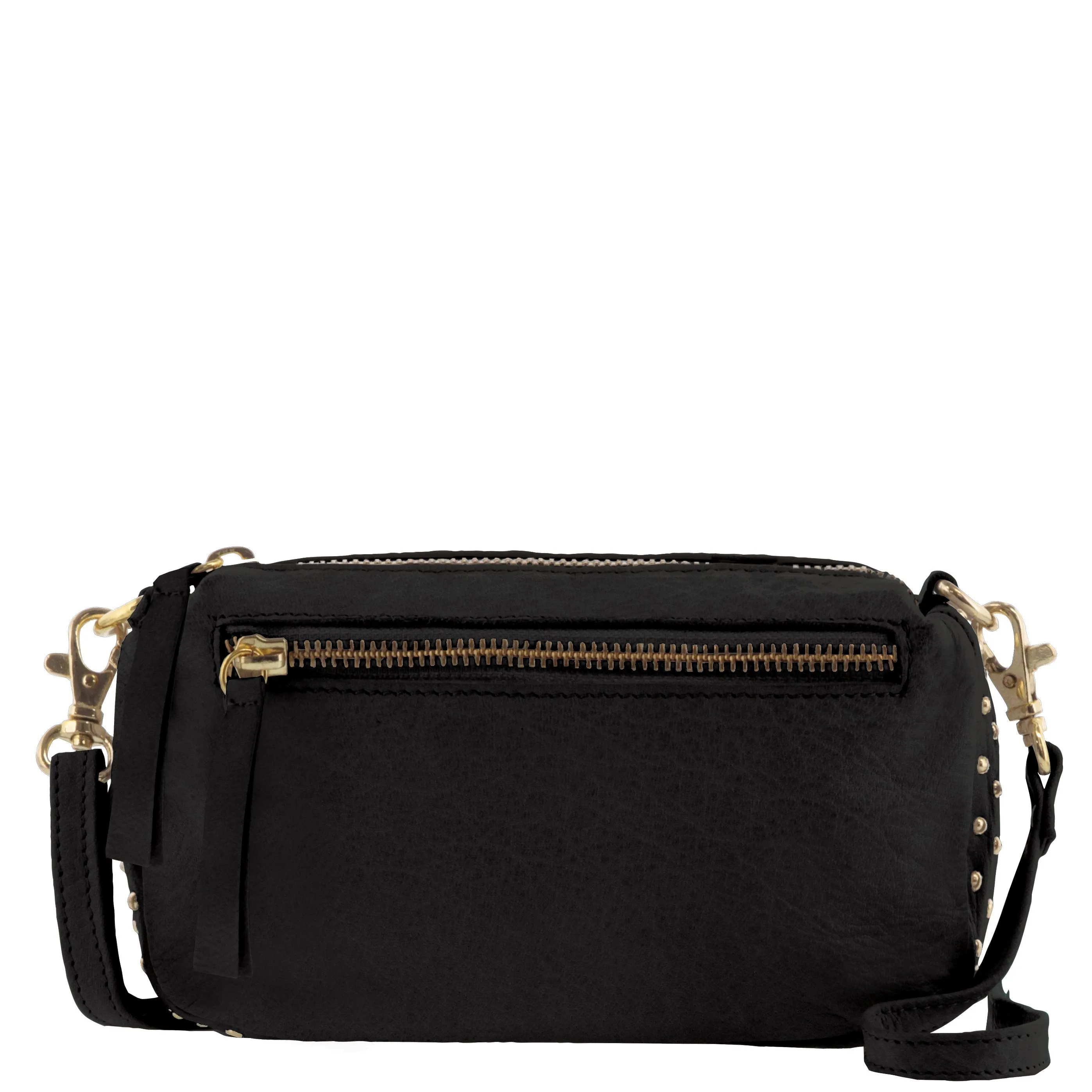 Aria Leather Studded Crossbody