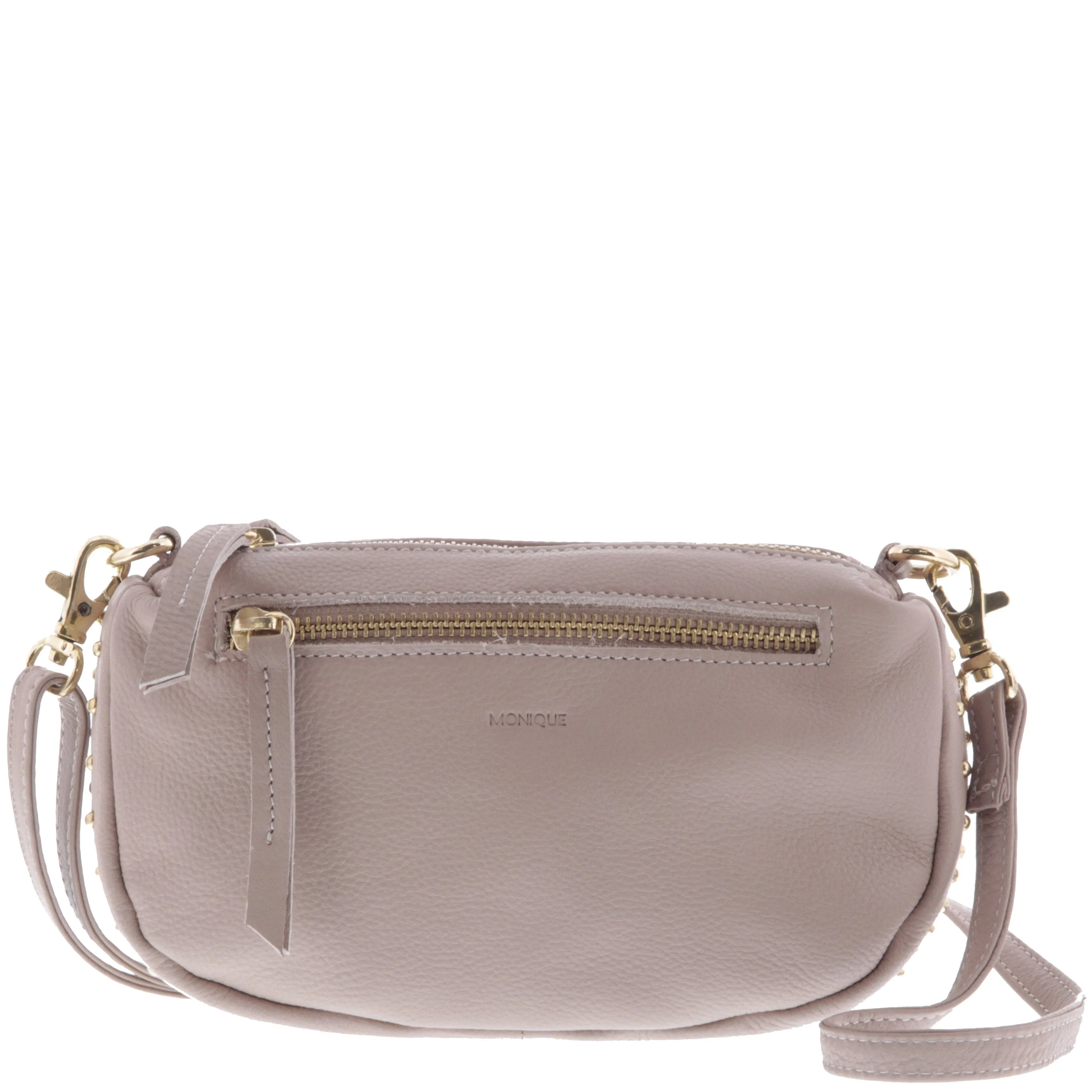 Aria Leather Studded Crossbody