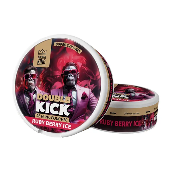 Aroma King 50mg Double Kick Nicotine Pouches - 25 Pack