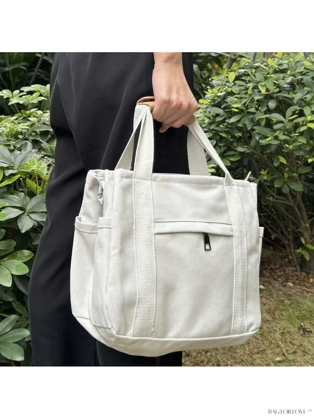 BagForLove - Chic Canvas Handbag with Shoulder Messenger Style and Storage