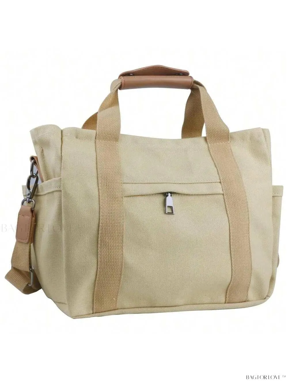BagForLove - Chic Canvas Handbag with Shoulder Messenger Style and Storage