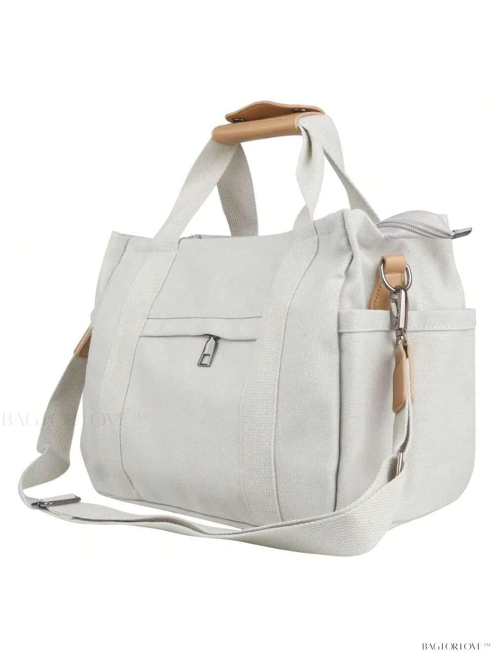 BagForLove - Chic Canvas Handbag with Shoulder Messenger Style and Storage