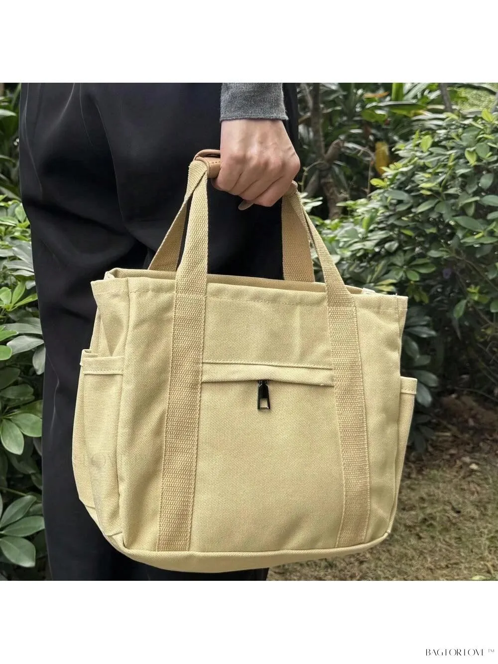 BagForLove - Chic Canvas Handbag with Shoulder Messenger Style and Storage