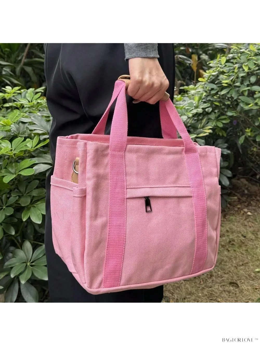 BagForLove - Chic Canvas Handbag with Shoulder Messenger Style and Storage
