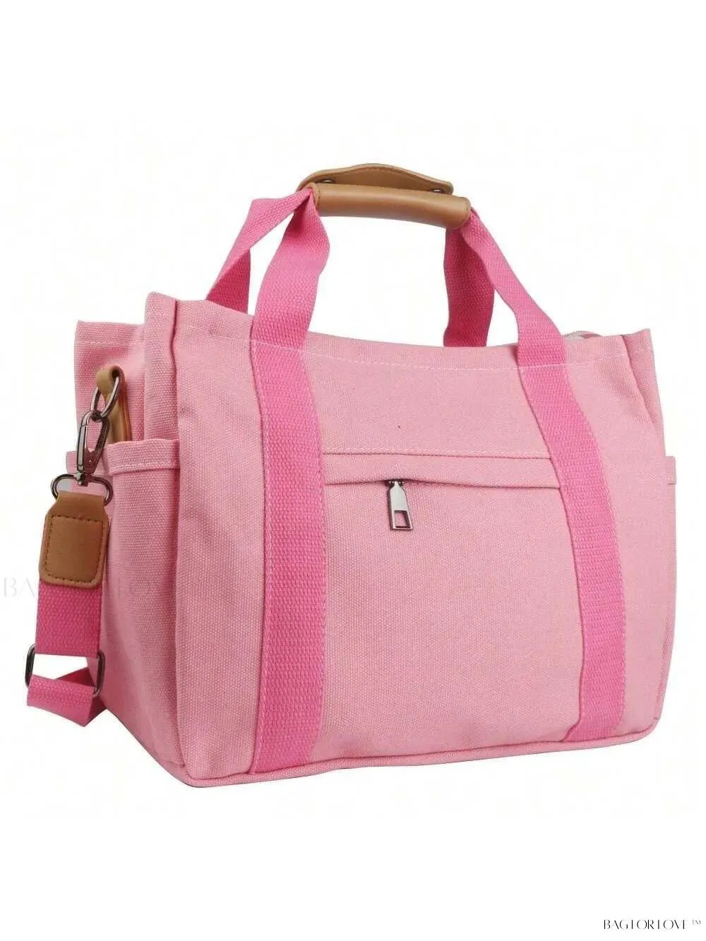 BagForLove - Chic Canvas Handbag with Shoulder Messenger Style and Storage