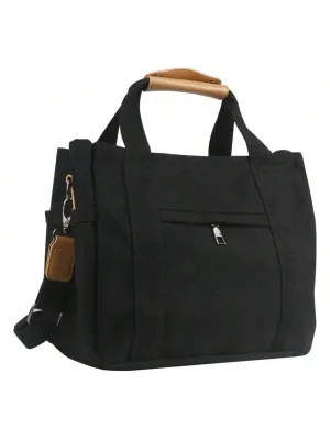 BagForLove - Chic Canvas Handbag with Shoulder Messenger Style and Storage
