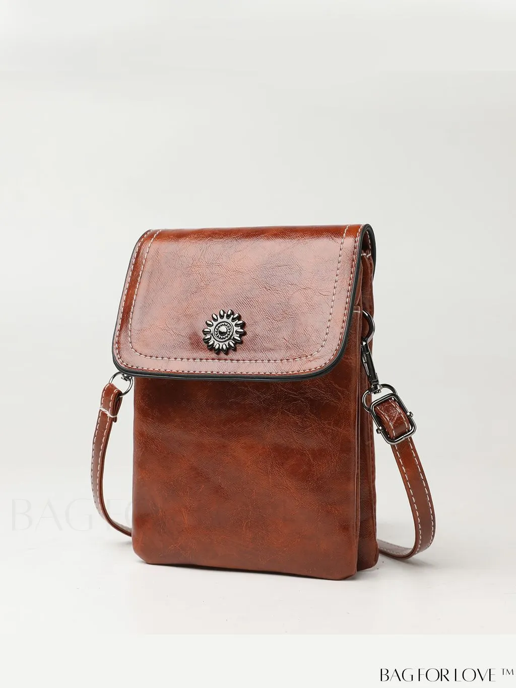 BagForLove - Metallic Mini Square Flap Bag for Chic Decor