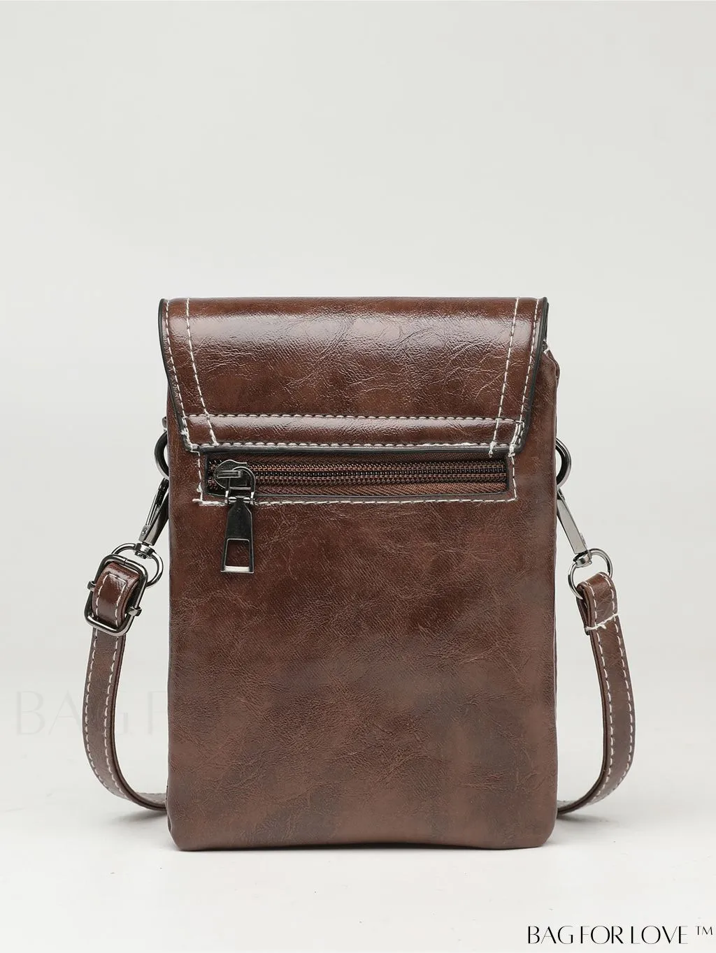 BagForLove - Metallic Mini Square Flap Bag for Chic Decor