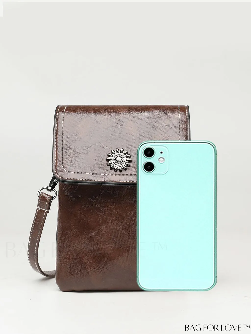 BagForLove - Metallic Mini Square Flap Bag for Chic Decor