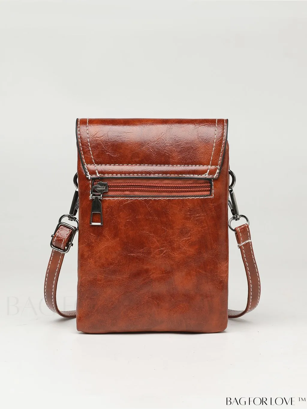 BagForLove - Metallic Mini Square Flap Bag for Chic Decor
