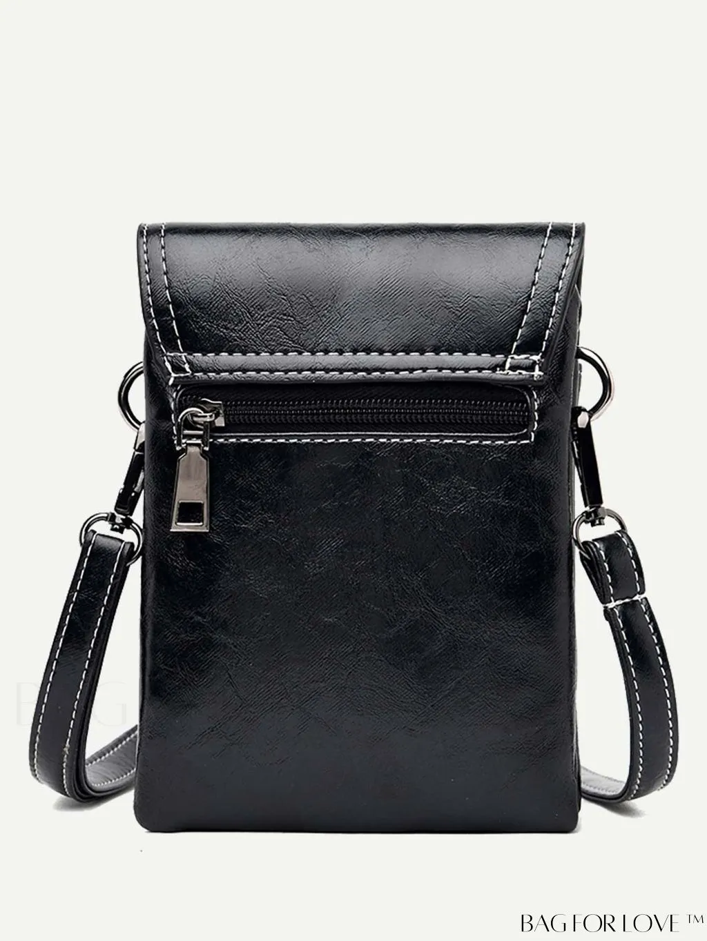 BagForLove - Metallic Mini Square Flap Bag for Chic Decor
