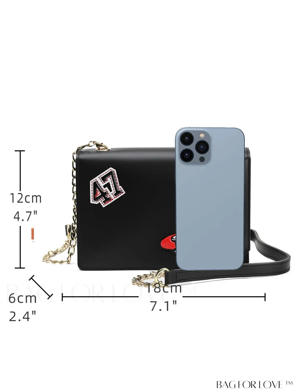 BagForLove - Stylish Womens Mini Square Bag: Cartoon Cute Design, Single Shoulder Crossbody