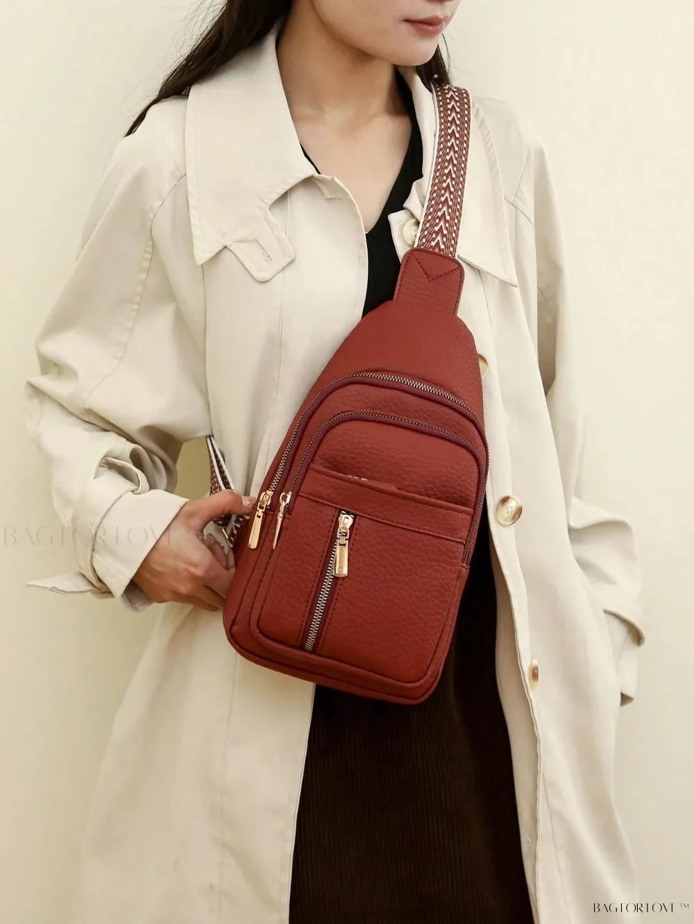 BagForLove - Women's Mini Backpack With Crossbody Strap and Pockets