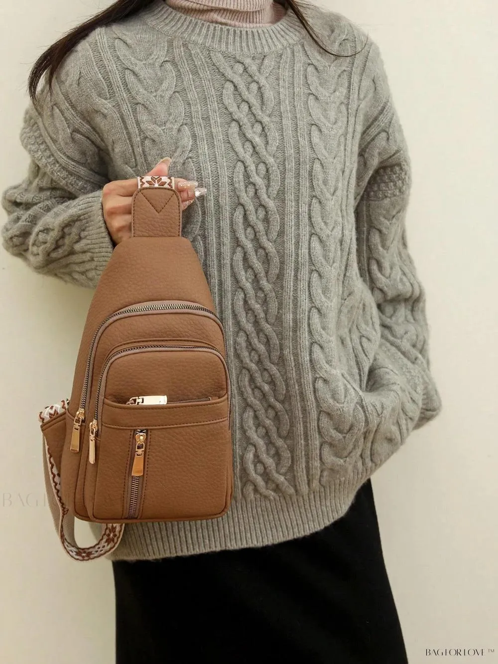 BagForLove - Women's Mini Backpack With Crossbody Strap and Pockets
