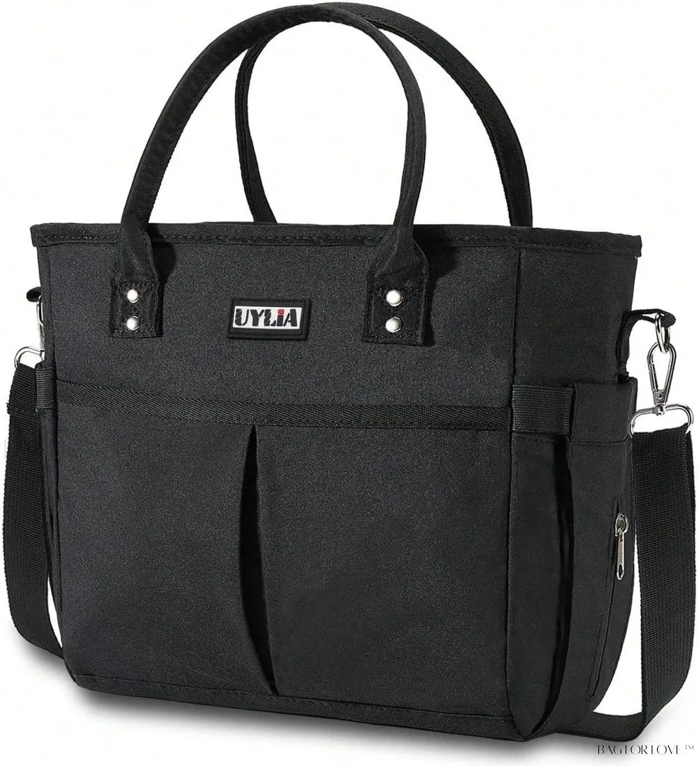 BagForLove - X-Large Purple Lunch Tote with Adjustable Strap