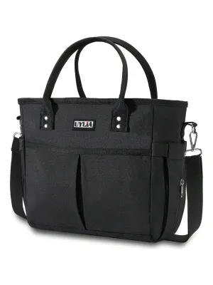 BagForLove - X-Large Purple Lunch Tote with Adjustable Strap