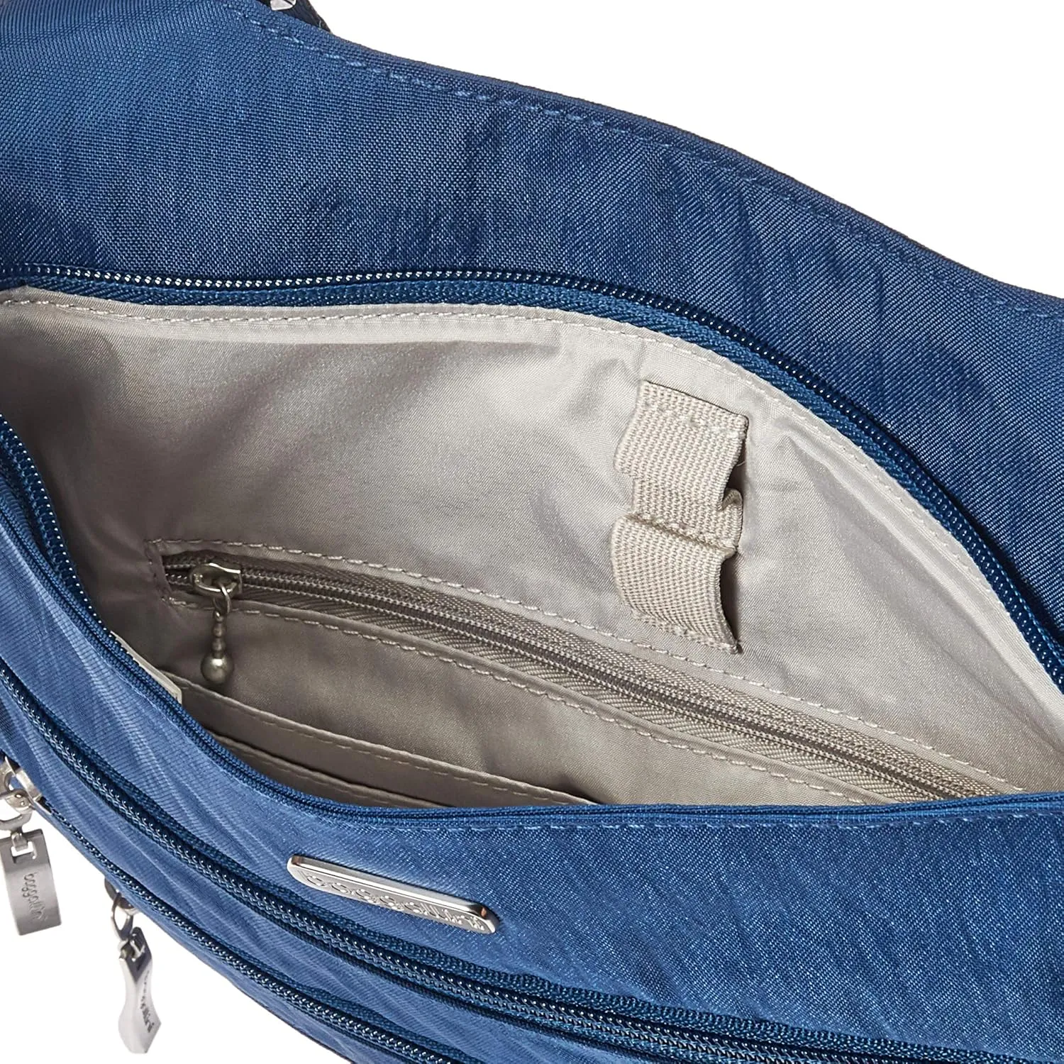 Baggallini Big Zipper Travel Crossbody Bag