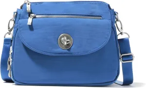 Baggallini Calais Crossbody Bags for Women 9.5"x7" Travel Handbag Purse w/RFID Front Wallet Lightweight Water-Resistant