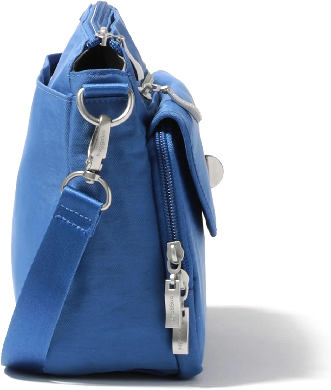Baggallini Calais Crossbody Bags for Women 9.5"x7" Travel Handbag Purse w/RFID Front Wallet Lightweight Water-Resistant