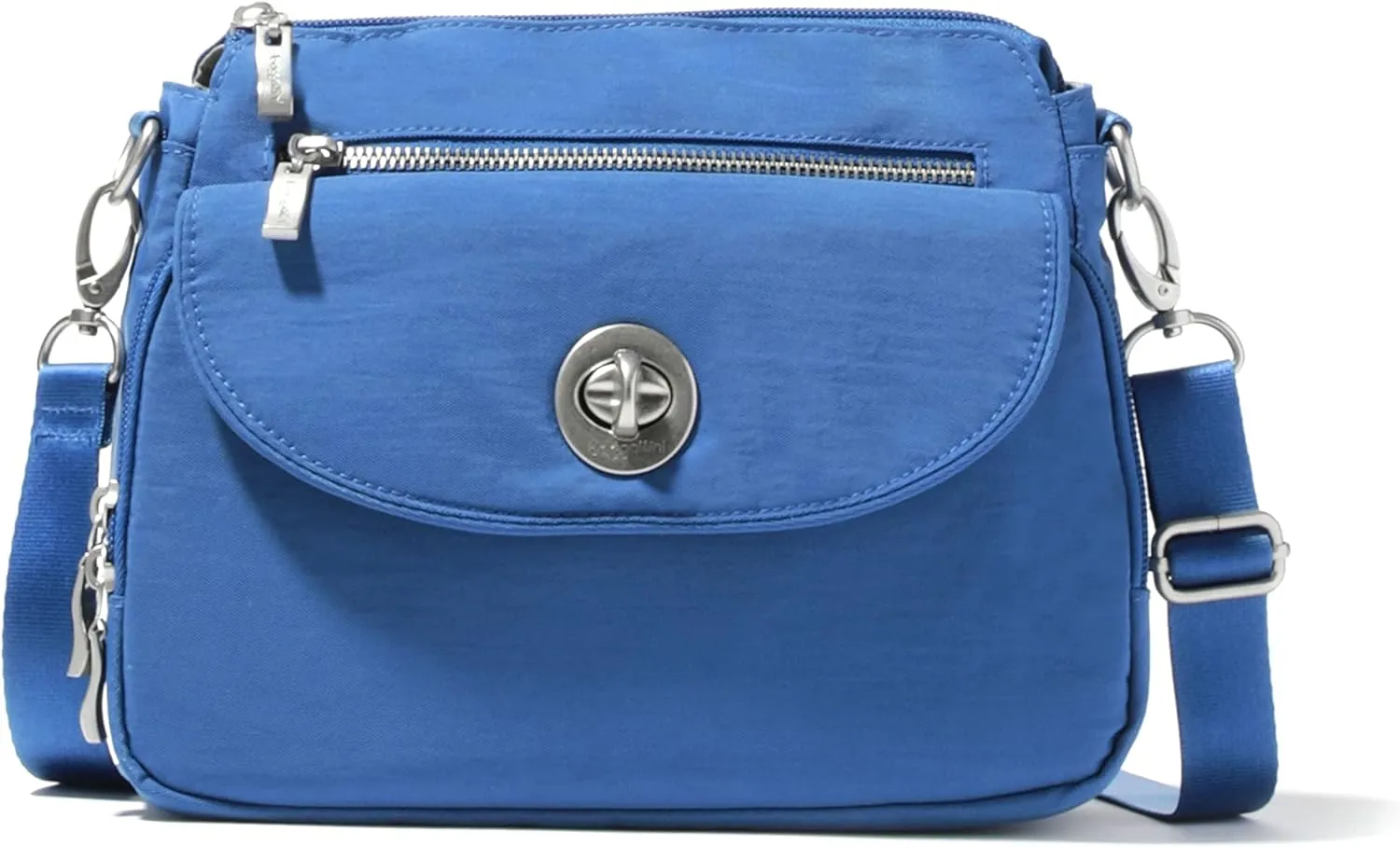 Baggallini Calais Crossbody Bags for Women 9.5"x7" Travel Handbag Purse w/RFID Front Wallet Lightweight Water-Resistant