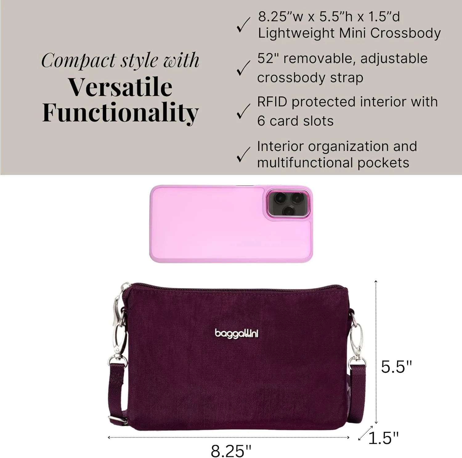 Baggallini The Only Mini Bag