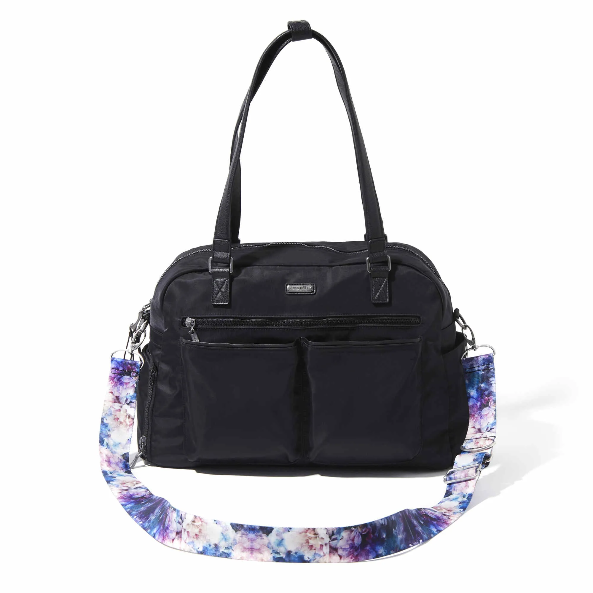 BAGGALLINI WIDE STRAP BLACK OPAL WDS720B0104