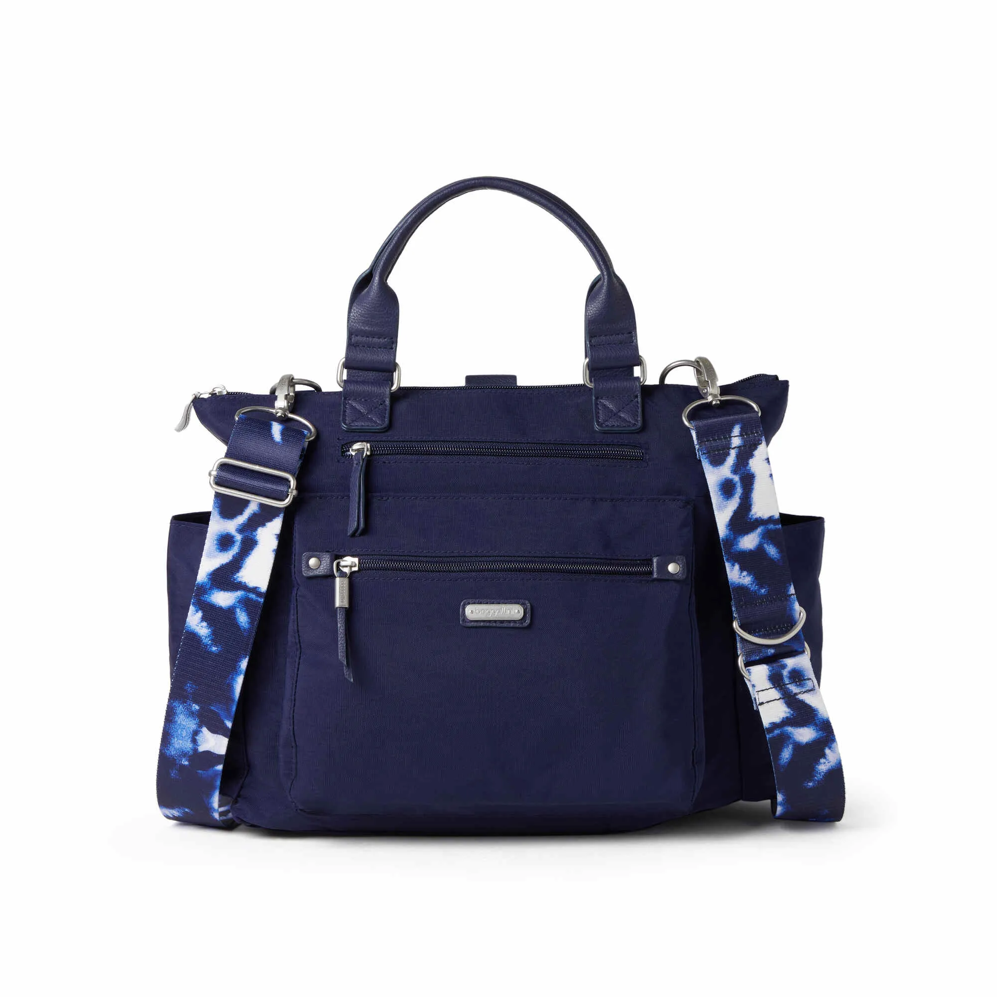 BAGGALLINI WIDE STRAP NAVY INK TIE DYE WDS720B0073