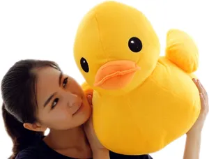 Bansusu 50CM Plush Yellow Duck Soft Stuffed Animal Toy Sofa Decoration for Kids Birthday