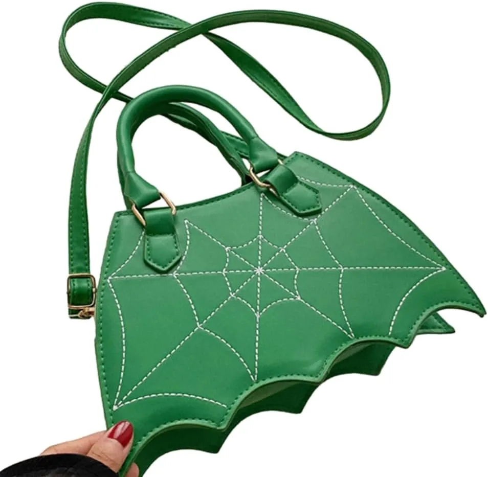 Bat Shape Shoulder Bag Unique Leathers Crossbody Bag Women Handbags Bag Fashion Messenger Bag for Women Lady Girl