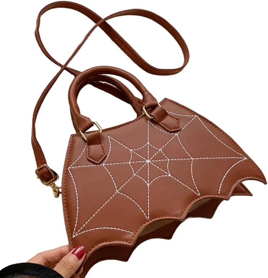 Bat Shape Shoulder Bag Unique Leathers Crossbody Bag Women Handbags Bag Fashion Messenger Bag for Women Lady Girl