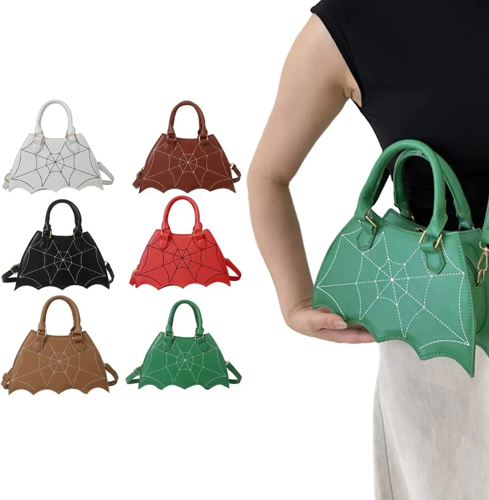 Bat Shape Shoulder Bag Unique Leathers Crossbody Bag Women Handbags Bag Fashion Messenger Bag for Women Lady Girl