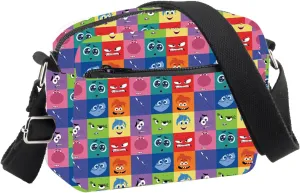 BDPWSS Inside Cartoon Movie Gift Emotions Group Gift For Anger Fear Joy Disgust Sadness Envy Anxiety Fans Crossbody Bag