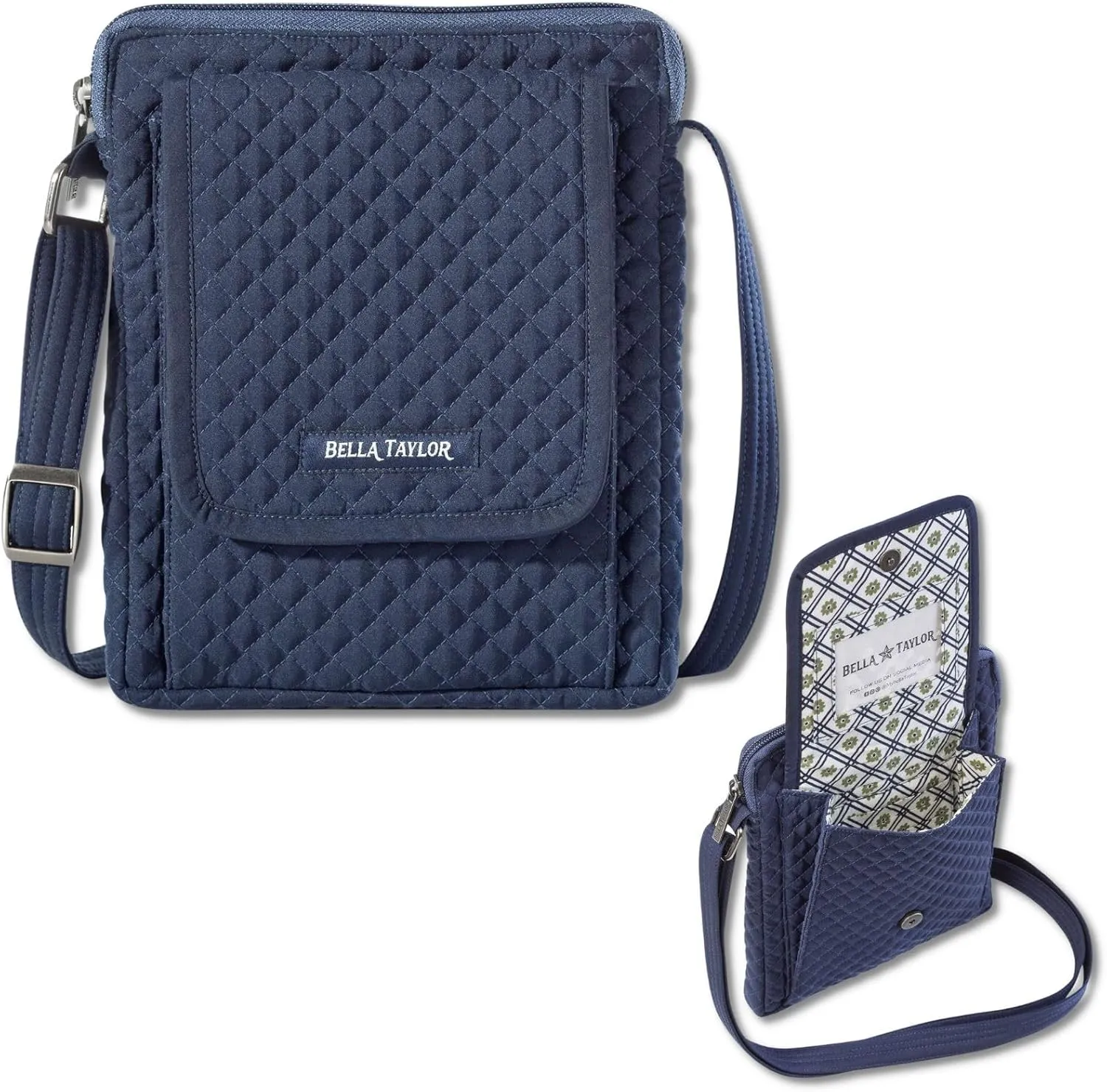 Bella Taylor Mini Crossbody Purse with Built In Wallet